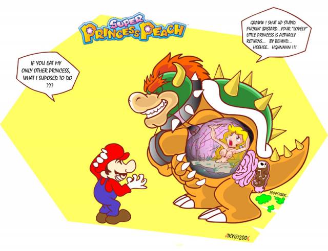 bowser+princess peach